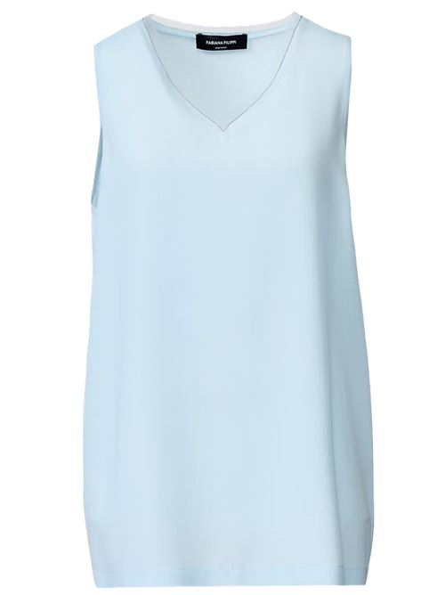crepe de chine t-shirt FABIANA FILIPPI | TPD266F295L7755154